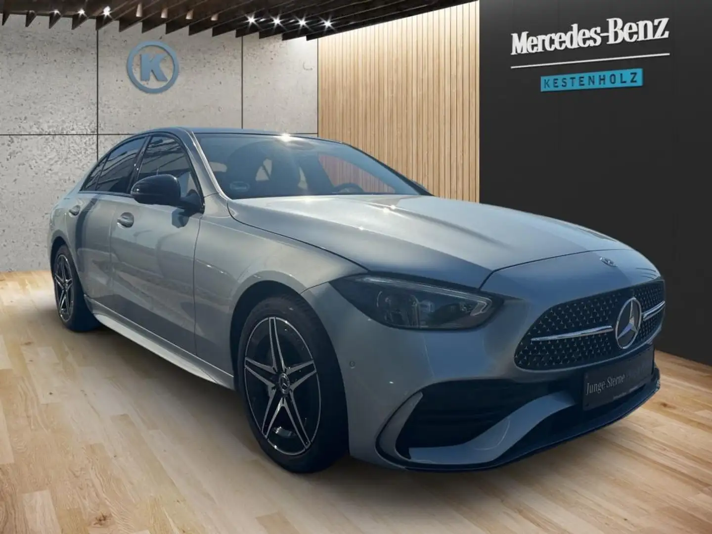 Mercedes-Benz C 300 de *AMG*NIGHT*AHK*PANO*360°KAM*STHZ*NAVI* Plateado - 2