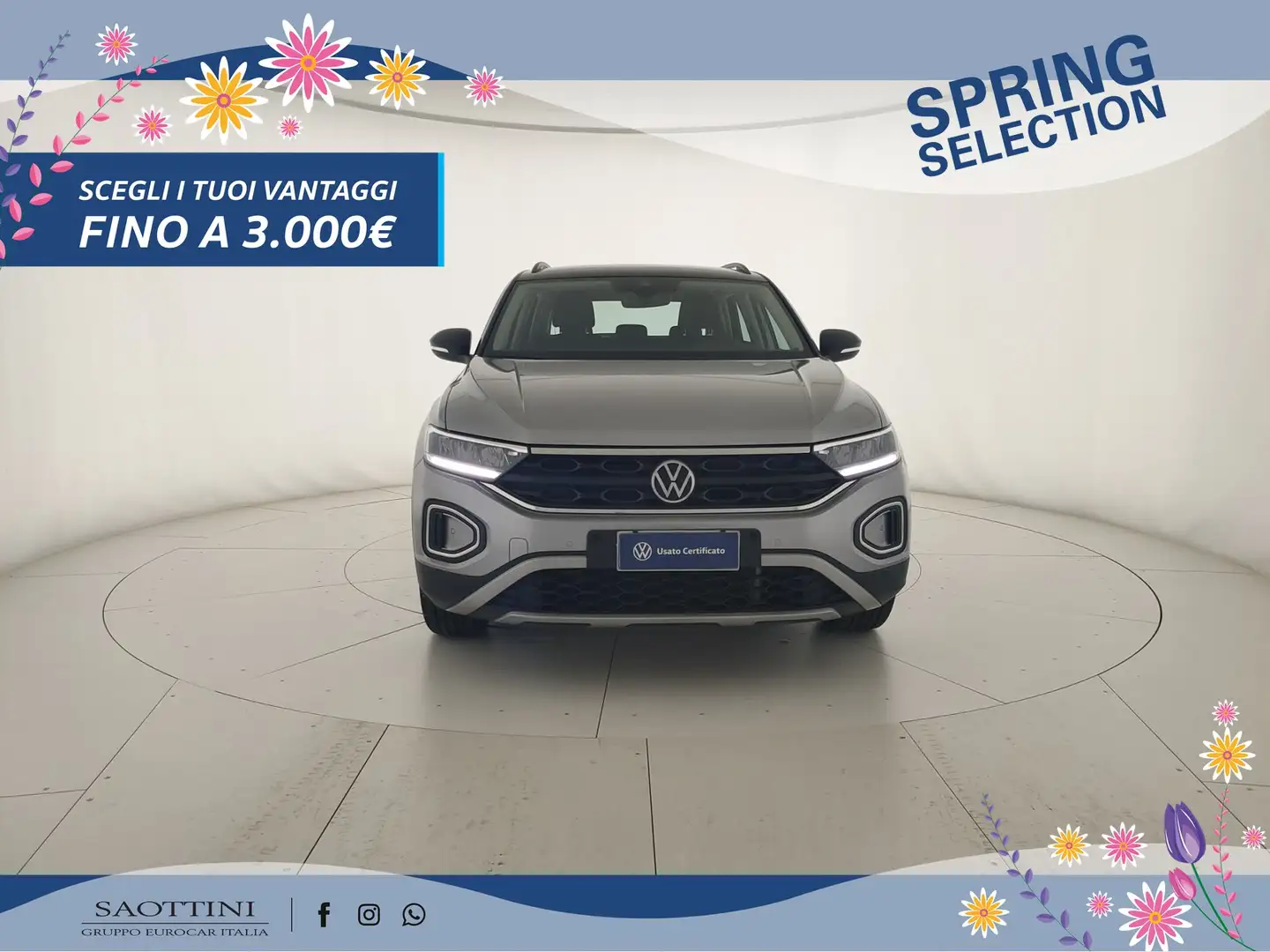Volkswagen T-Roc 1.0 TSI Life 110 CV Gris - 2