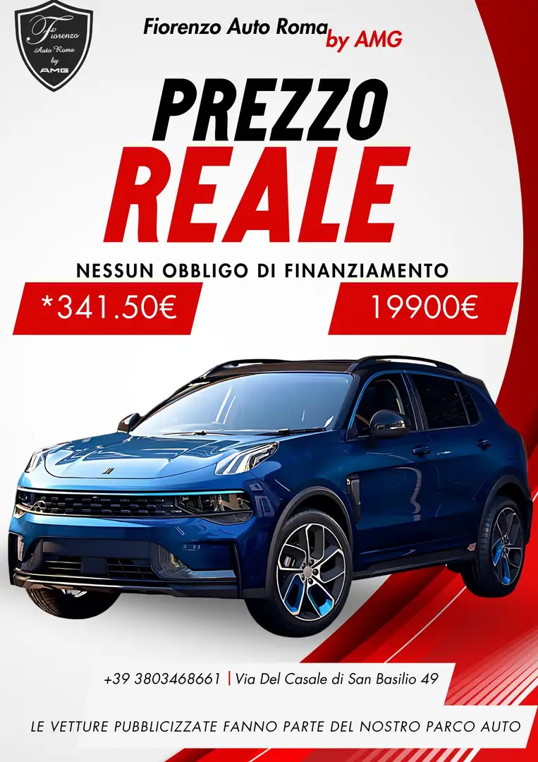 Lynk & Co 01 1.5 PHEV 261CV UNIPRO'-SERVICE Albastru - 2