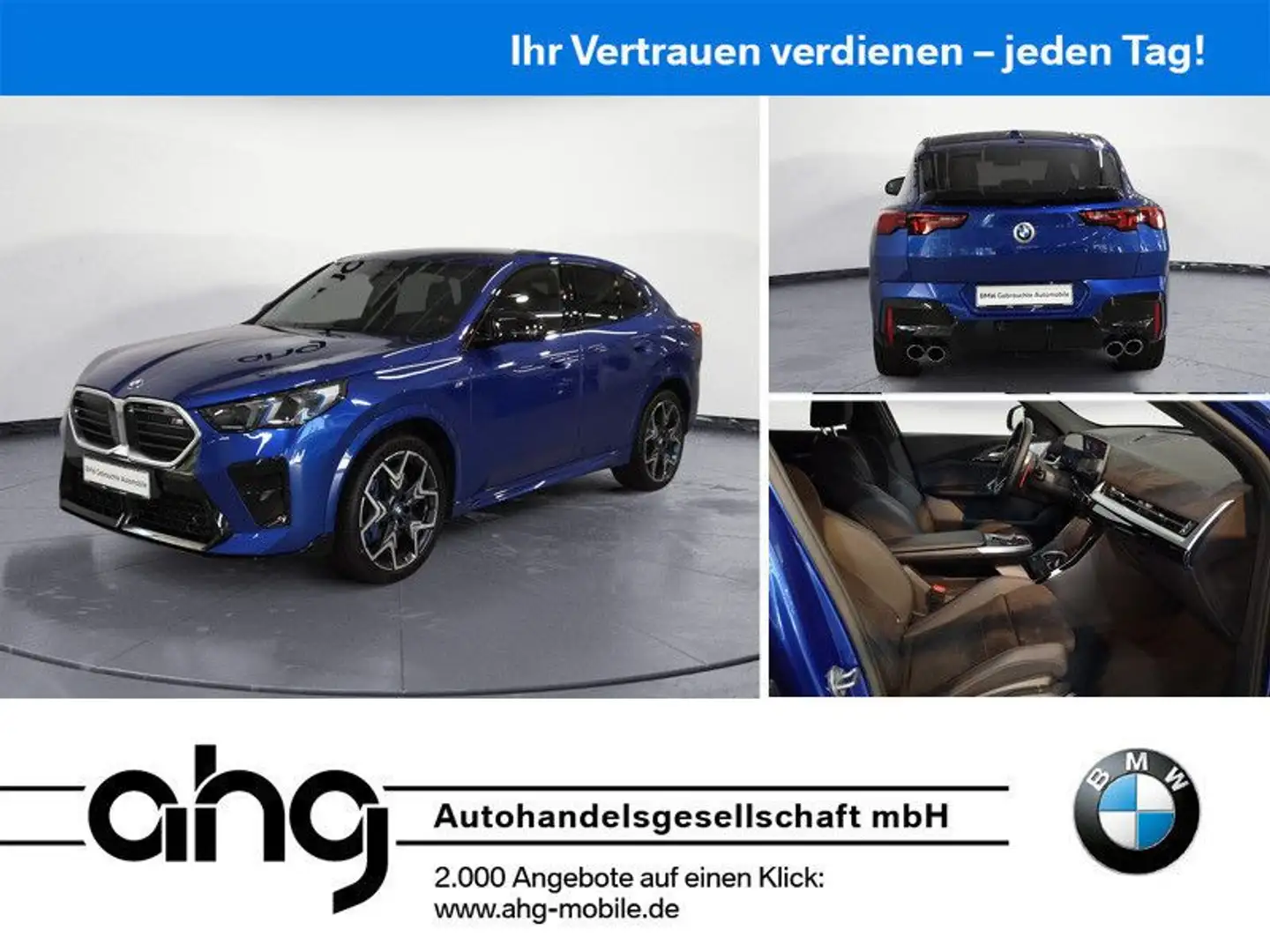 BMW X2 M35i xDrive Steptronic DCT Navi DSG Bluetooth Blau - 1