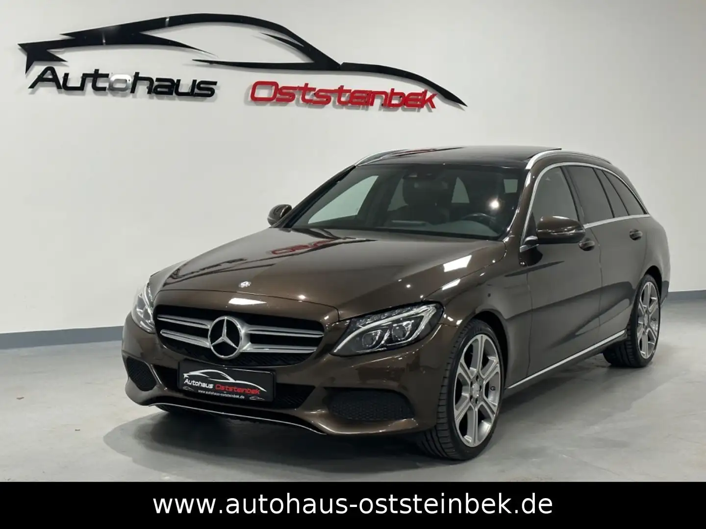 Mercedes-Benz C 250 d T BLUETEC/DESIGNO/BURMESTER/PANO/LED/AHK Brun - 1