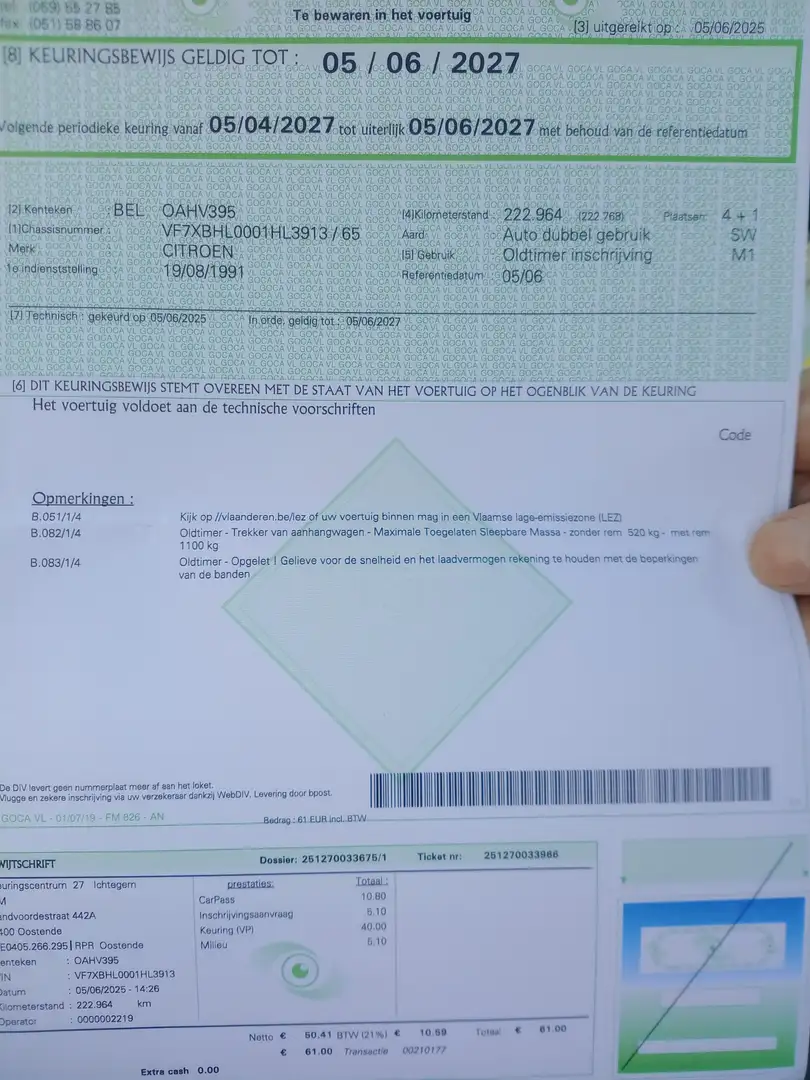 Citroen BX break aut Grau - 2