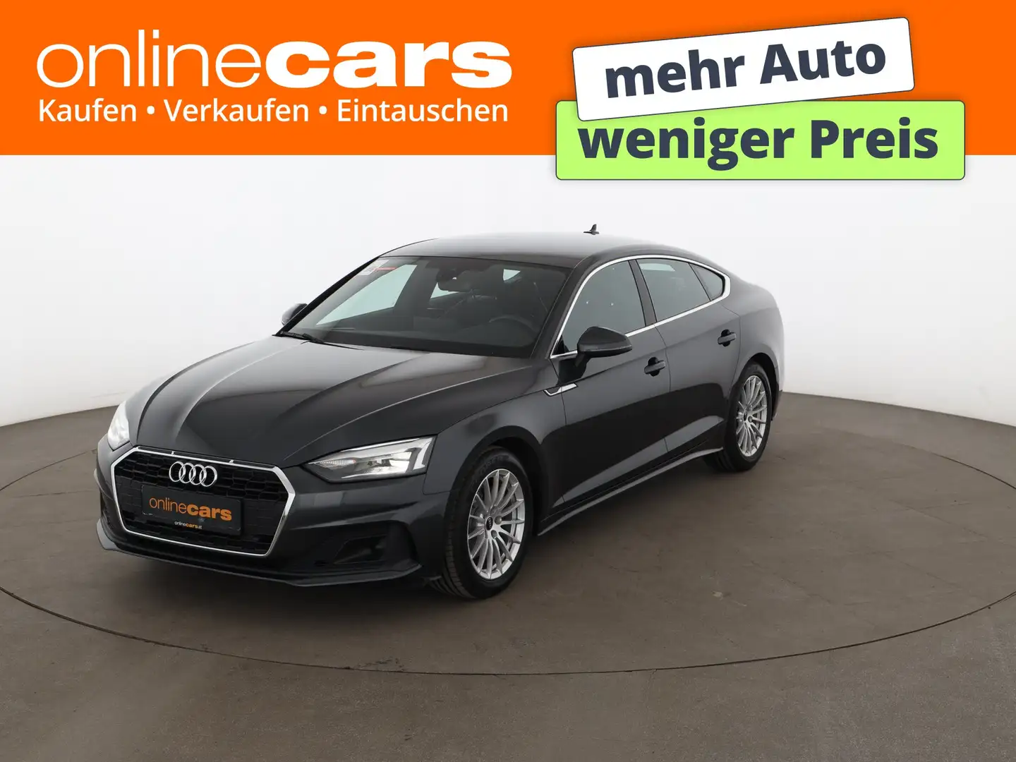 Audi A5 SB 30 TDI Attraction Aut LED LEDER SITZHZG NAV Grau - 1
