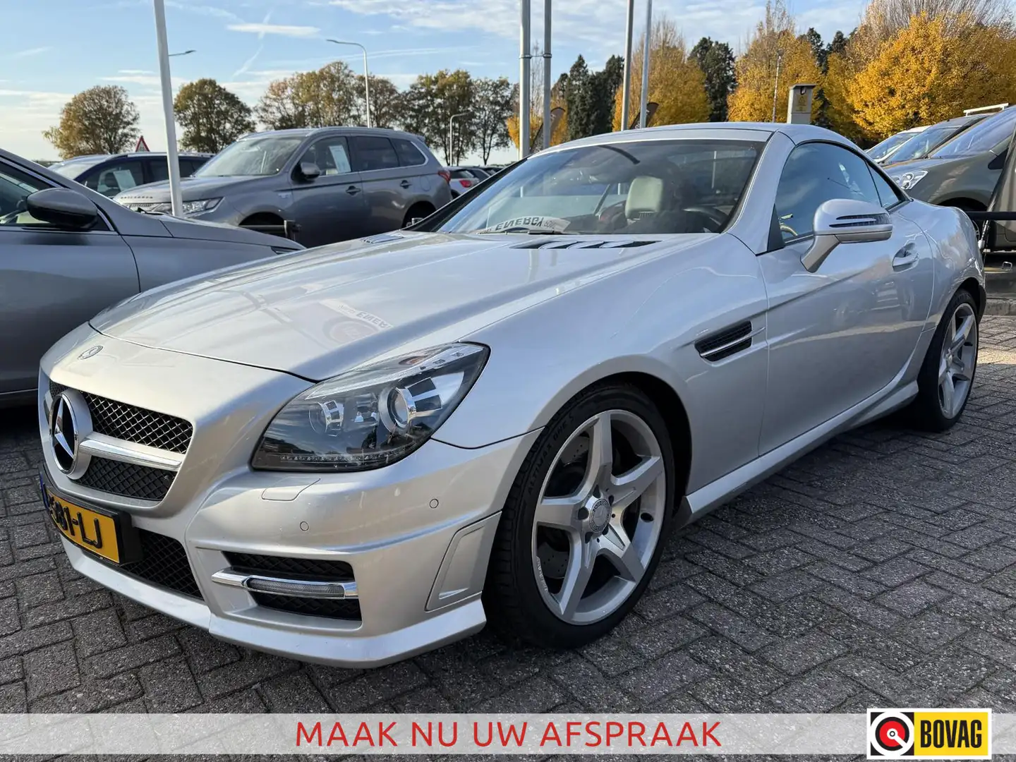 Mercedes-Benz SLK 200 184pk | AMG | Cabriolet | Leder | Stoelverwarming Gris - 1