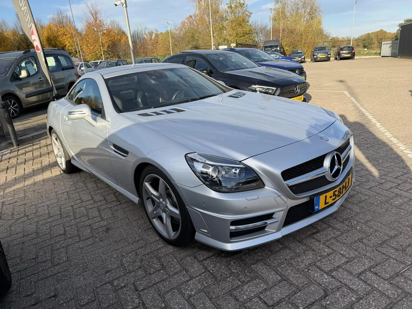 Mercedes-Benz SLK 200 184pk | AMG | Cabriolet | Leder | Stoelverwarming Gris - 2