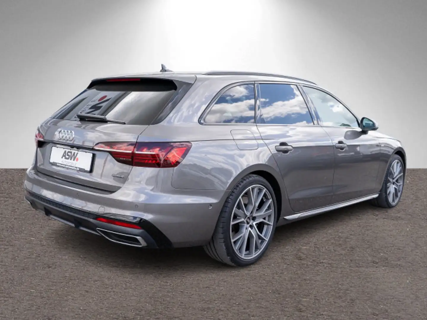 Audi A4 S line 50TDI quattro Navi LED Pano B&O Gris - 2