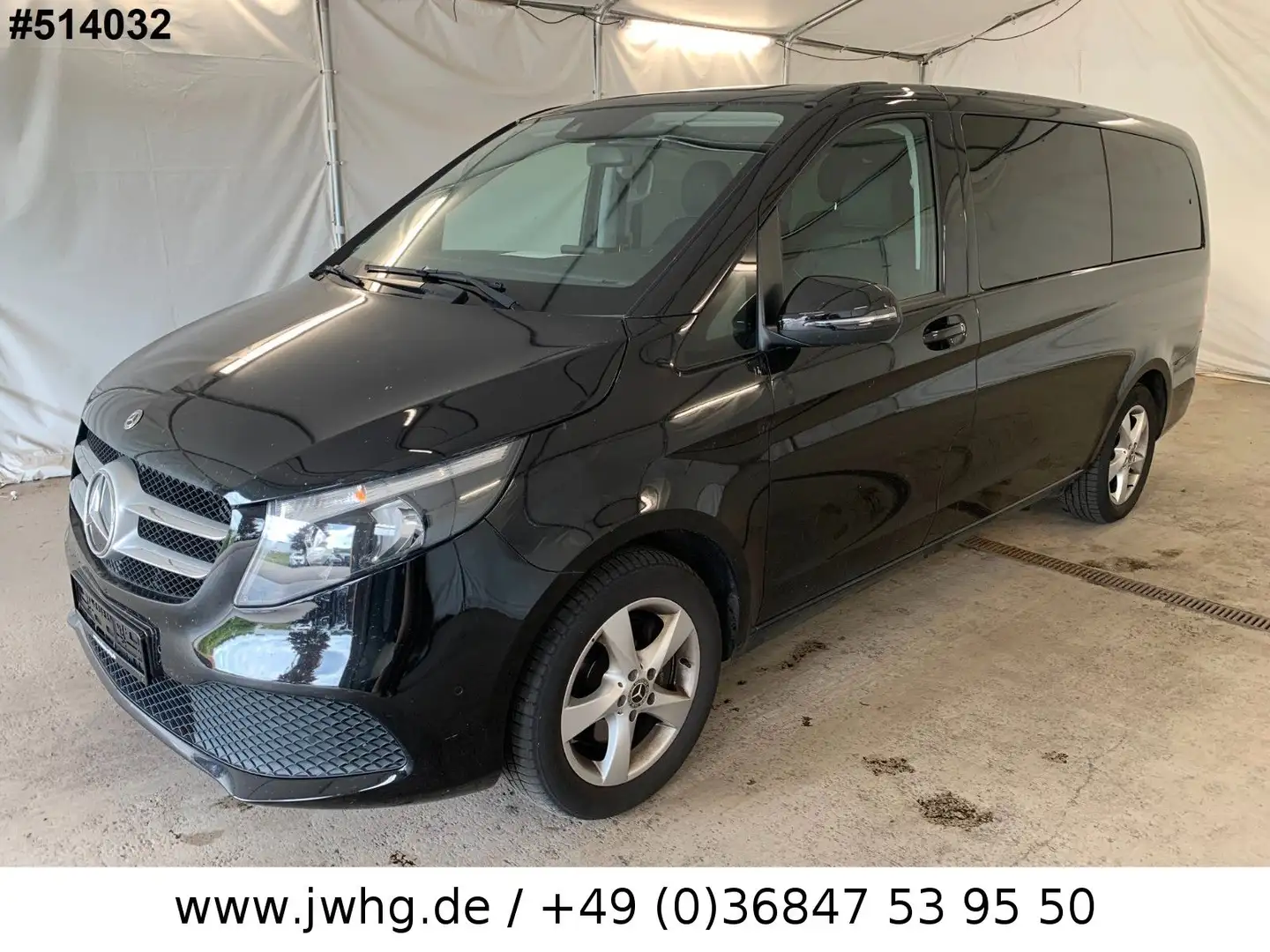 Mercedes-Benz V 300 Lang Facelift Ed 6Si Nav 17"Kam VLeder DAB Noir - 1