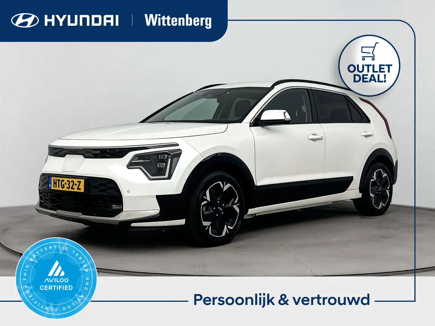 Kia e-Niro EV DYNAMICLINE 64.8 kWh | OUTLETDEAL! | SOH 99%! | Blanc - 1