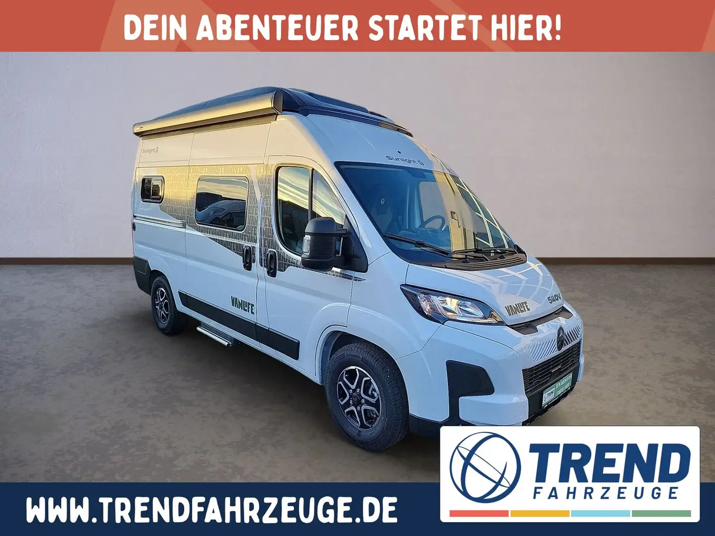 Sunlight Vanlife 540 Aktion Van, Snow, Go Weiß - 1