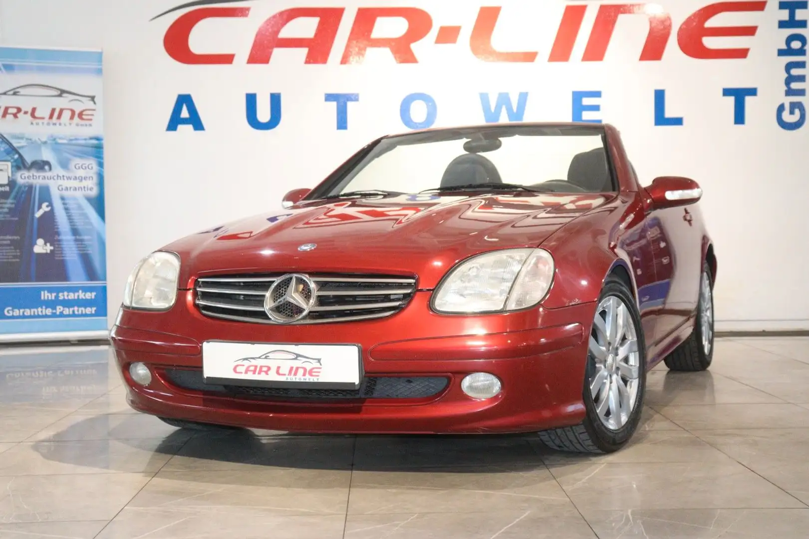 Mercedes-Benz SLK 200 Kompressor *Erst 139tkm*Klima*Alu* Rot - 1