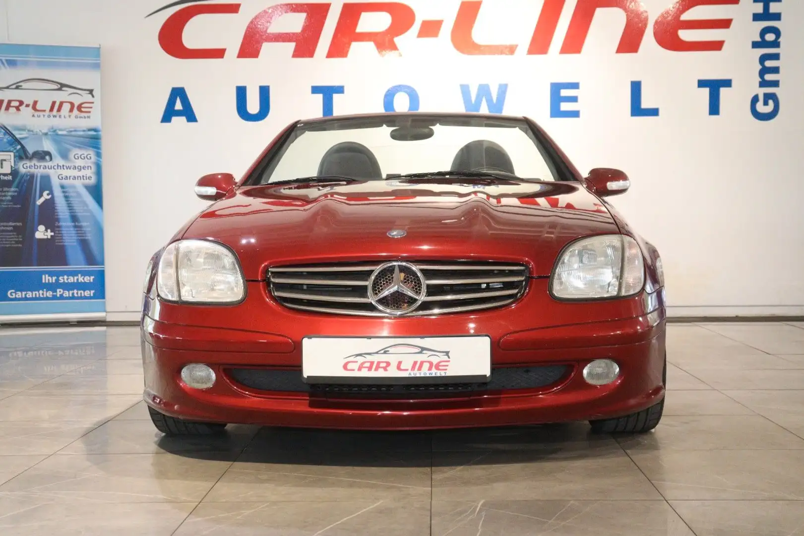 Mercedes-Benz SLK 200 Kompressor *Erst 139tkm*Klima*Alu* Rot - 2