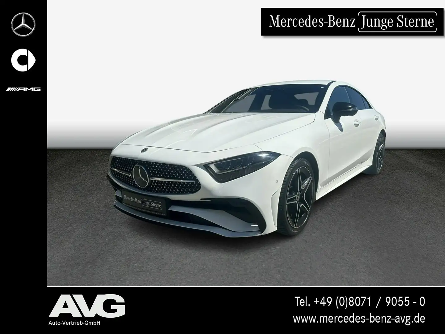Mercedes-Benz CLS 400 CLS 400 d 4M AMG Memory 360° Burm. Distr. Night Weiß - 1