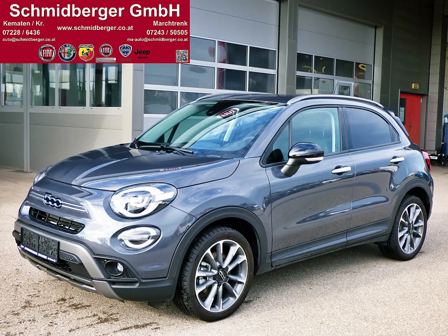 Fiat 500X Hybrid 130 7-Gang DCT Cross Grau - 1