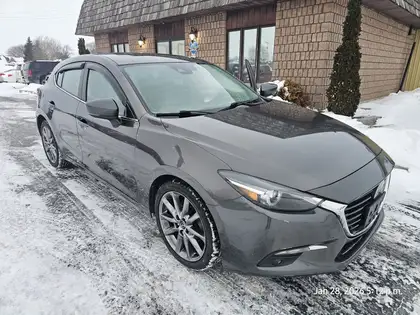 Gray 2018 Mazda MAZDA3 Sport GT Hatchback 6-Speed Manual