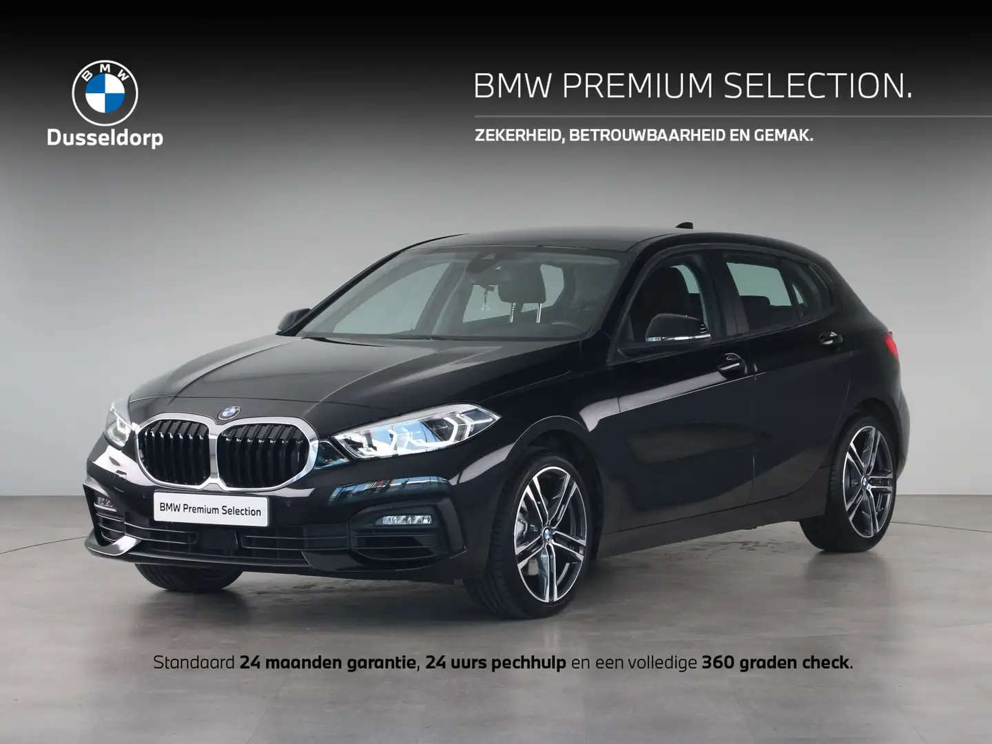 BMW 118 1 Serie 118i High Executive Noir - 1