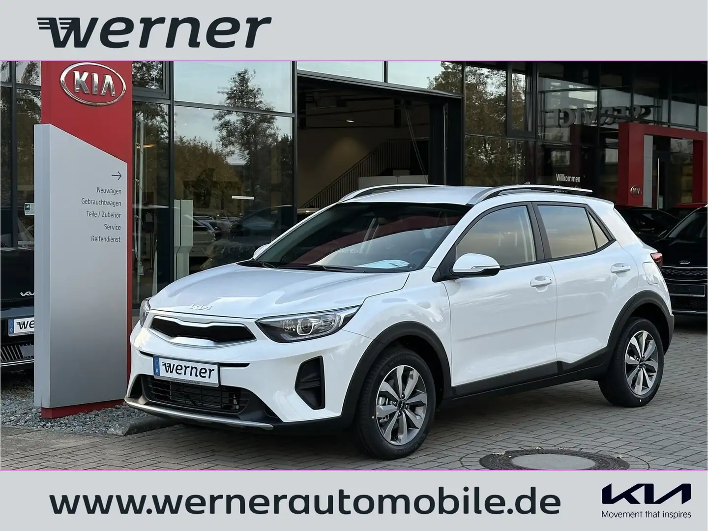 Kia Stonic 1.2 Vison LED Navigation Weiß - 1