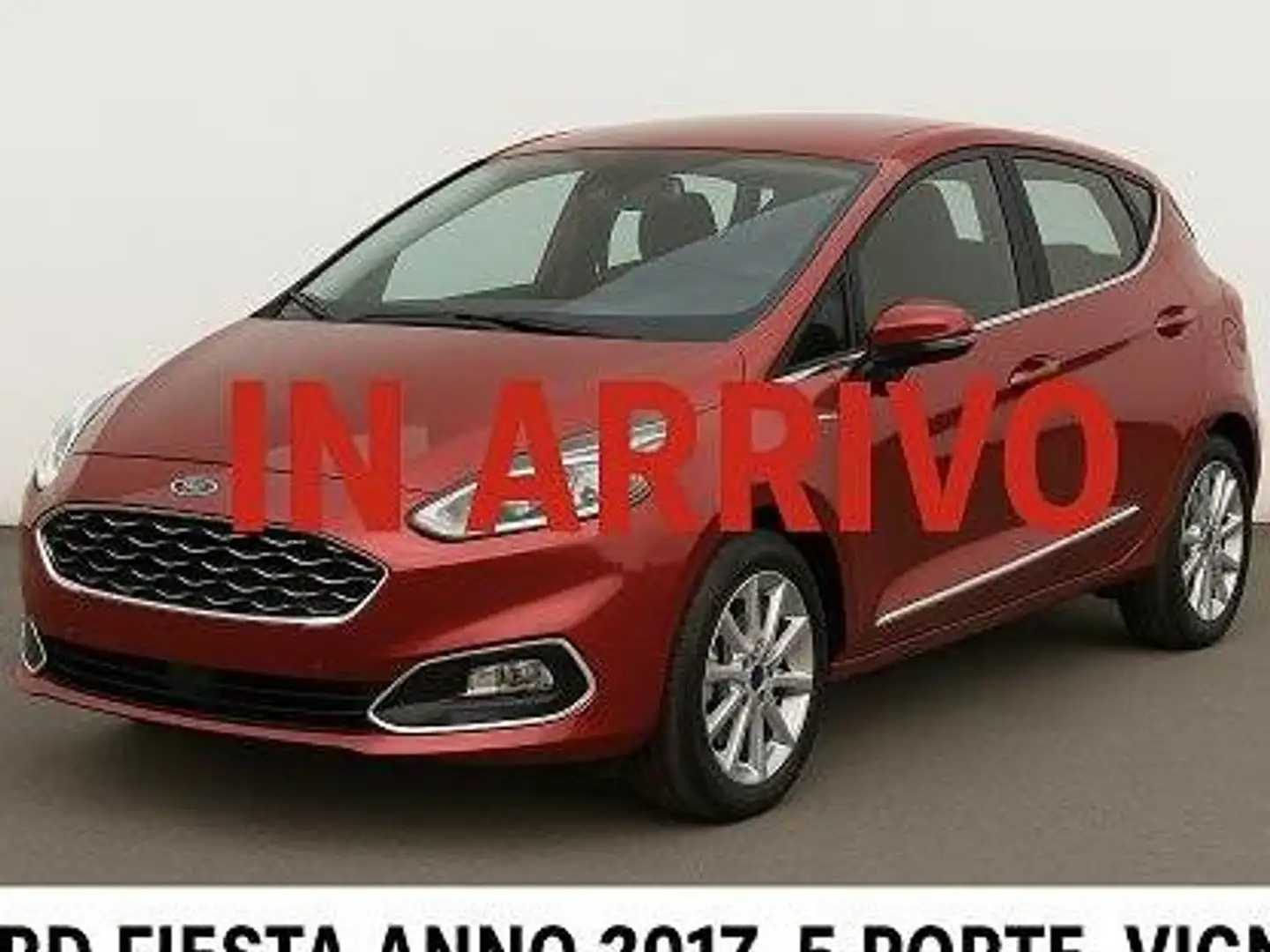 Ford Fiesta Fiesta VII 2017 5p 5p 1.5 tdci Vignale 85cv Rosso - 1
