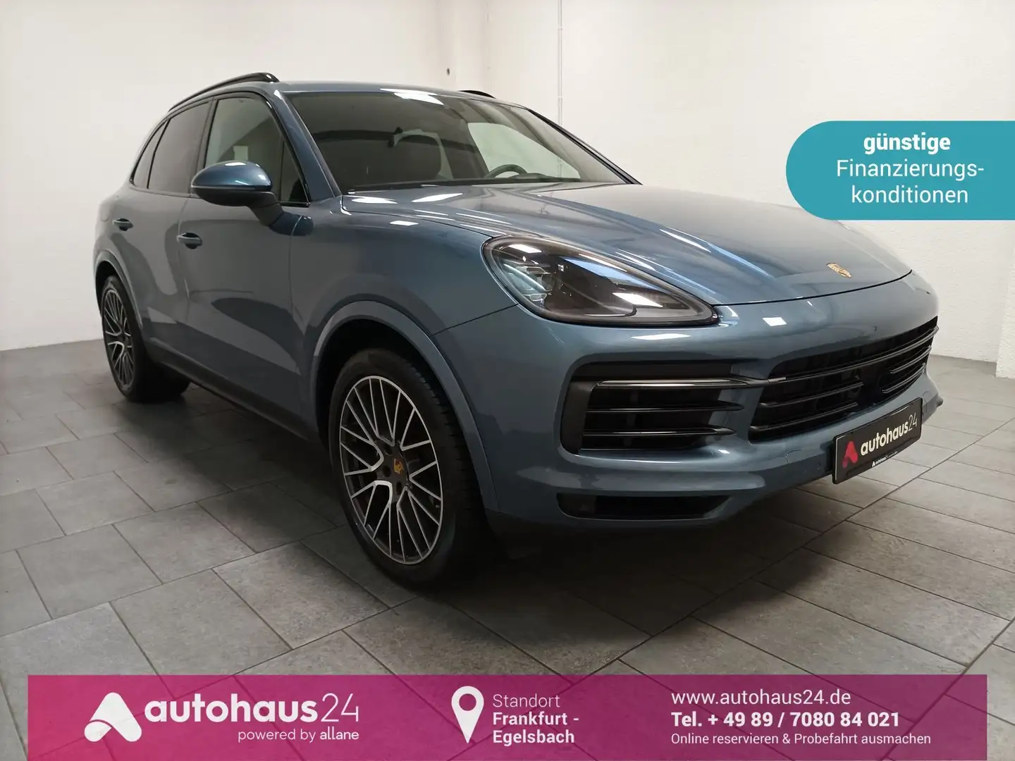 Porsche Cayenne Standhzg.|AHK|Navi|Pano Blau - 1