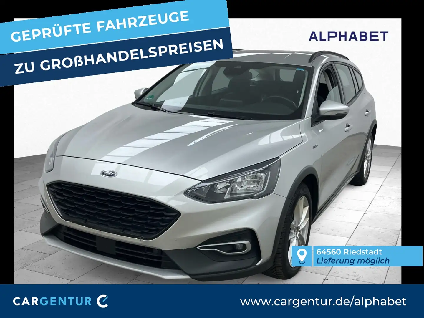 Ford Focus 1.5 EcoBlue Active SpoSi Navi Key Silber - 1