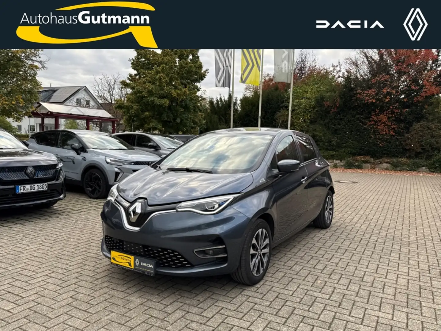 Renault ZOE Intens R135 Z.E 50 Batteriekauf CCS Navi Leder Dig Grau - 1