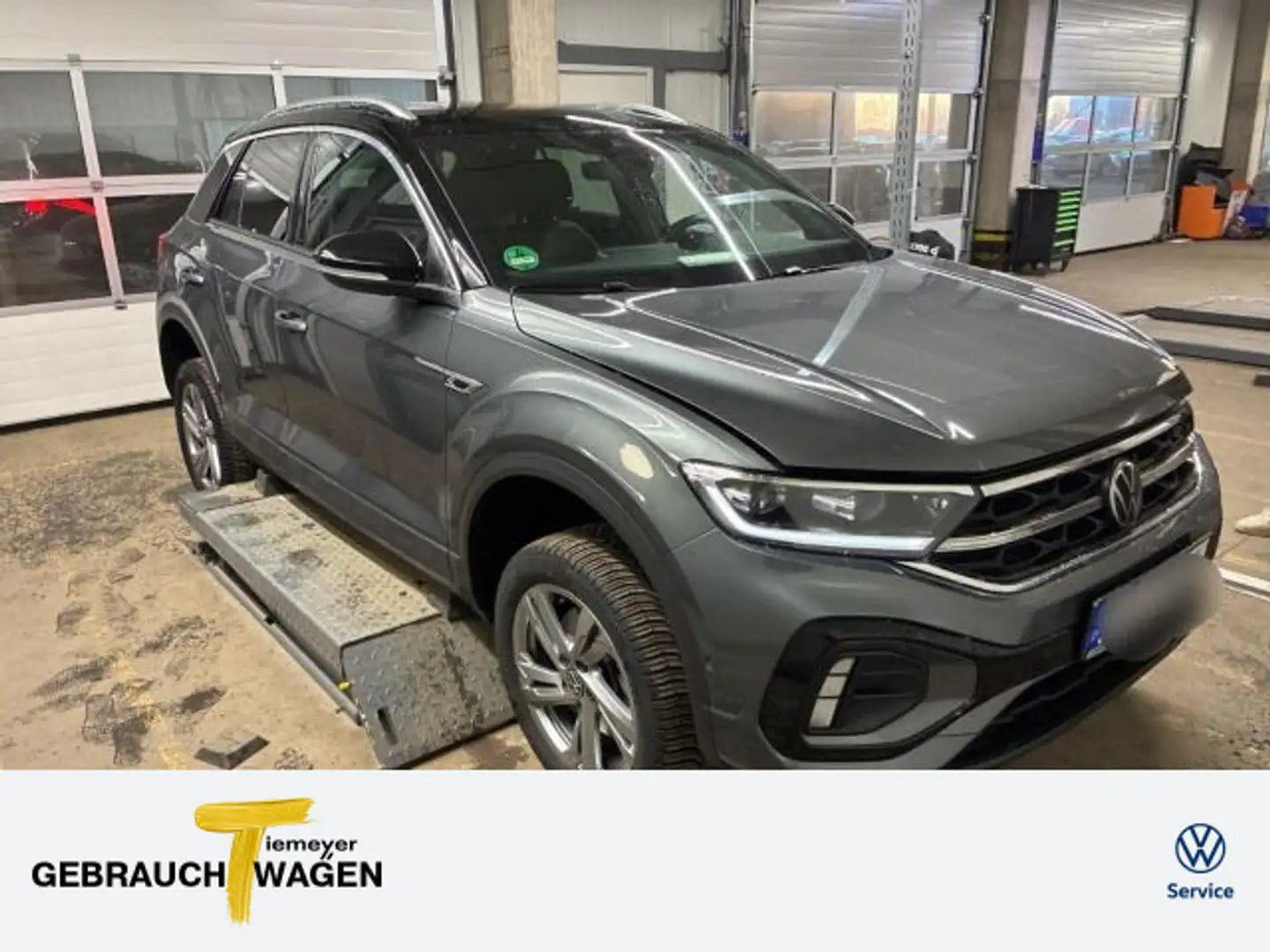 Volkswagen T-Roc 2.0 TDI DSG R-LINE LM17 AHK KAMERA LED+ NA Grau - 1