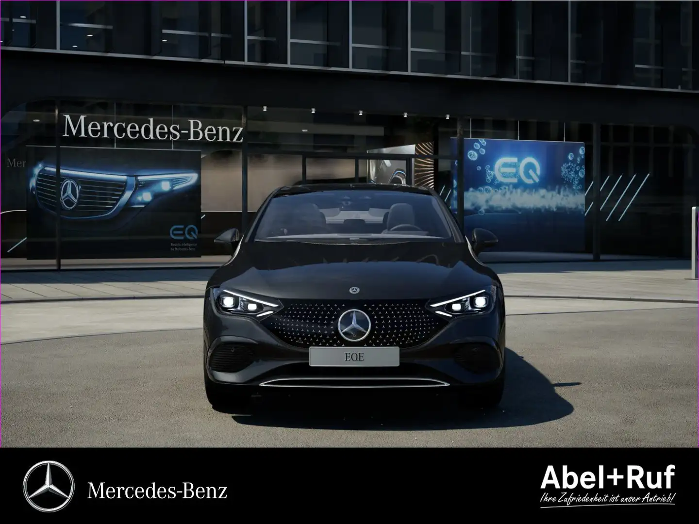 Mercedes-Benz EQE 350 EQE 300 Airmatic+Panorama+Burmester+360°+Memory Černá - 2