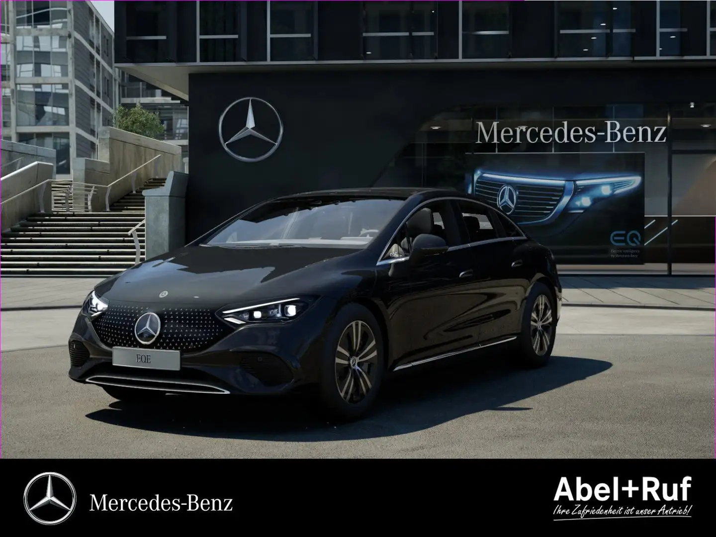Mercedes-Benz EQE 350 EQE 300 Airmatic+Panorama+Burmester+360°+Memory Černá - 1