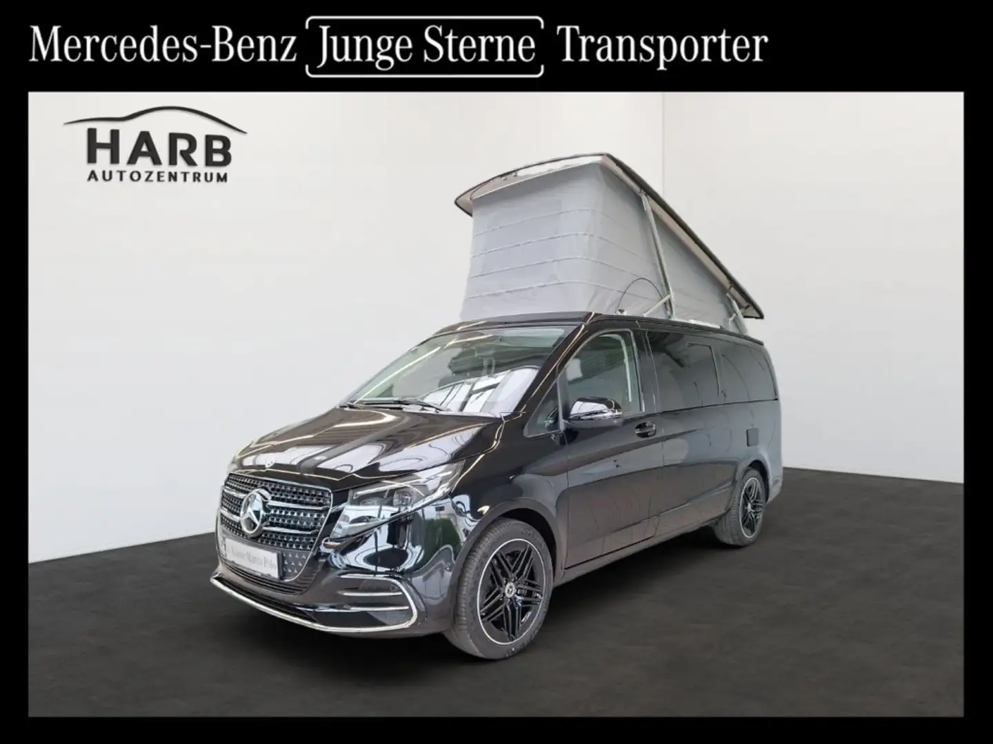 Mercedes-Benz V 300 d 4matic * Marco Polo* Zwart - 2