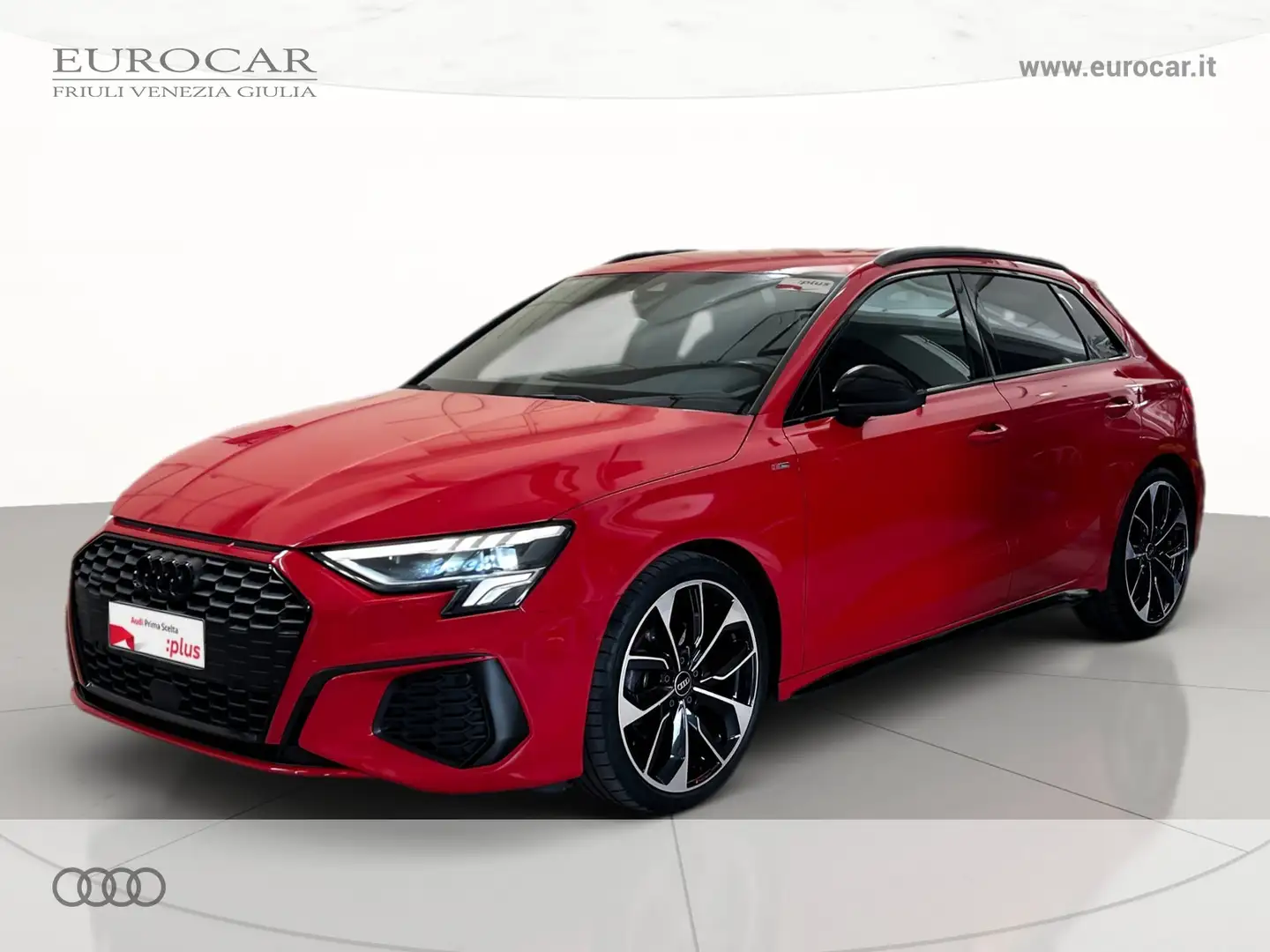 Audi A3 sportback 40 2.0 tfsi s line edition quattro s-tro Rouge - 1