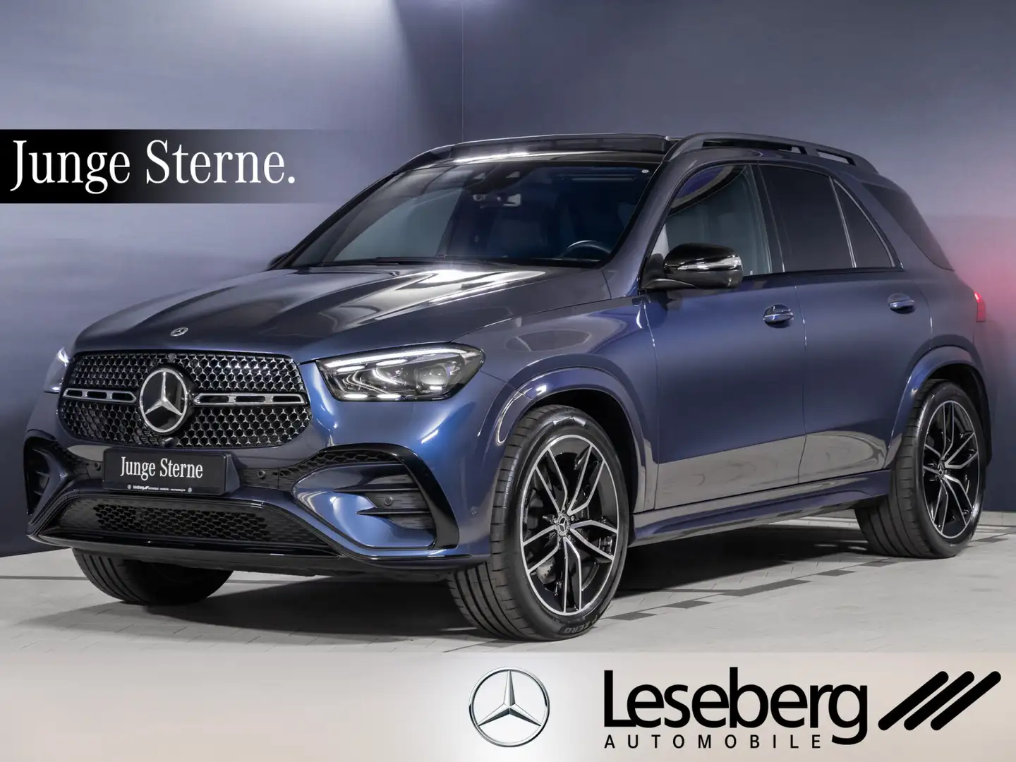 Mercedes-Benz GLE 580 GLE 580 4M AMG Multibeam/Distro/Panorama/Head-Up Blauw - 1