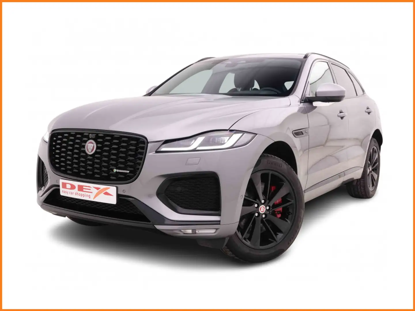 Jaguar F-Pace P400e PHEV AWD R-Dynamics + Black Pack + Pano + Vi Grijs - 1