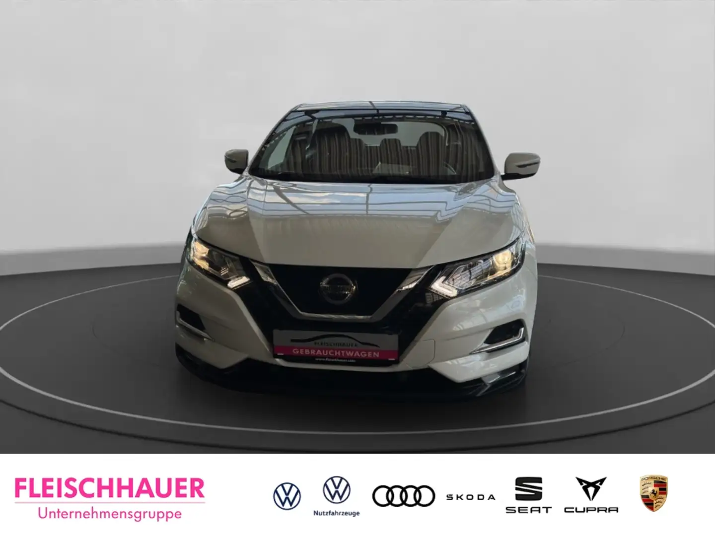 Nissan Qashqai Shiro 1.3 Automatik+KLIMAAUT+SHZ+KAMERA Blanc - 2