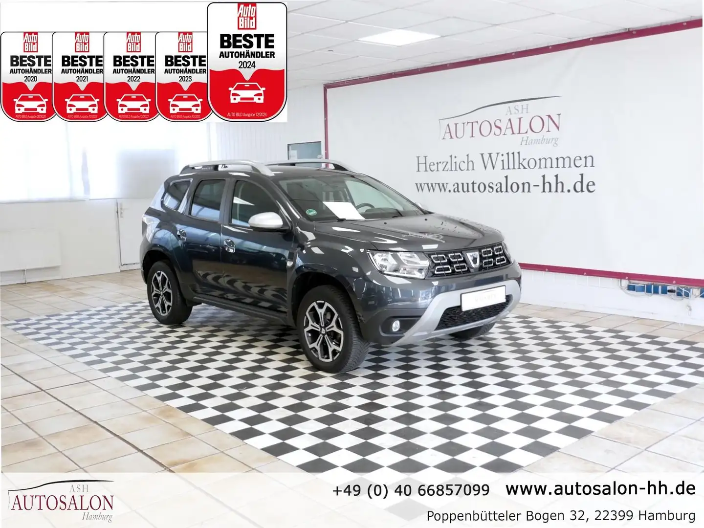 Dacia Duster Prestige*1Vorb*Navi*Kamera*AHK*Servicegep*PDC H* Grey - 1