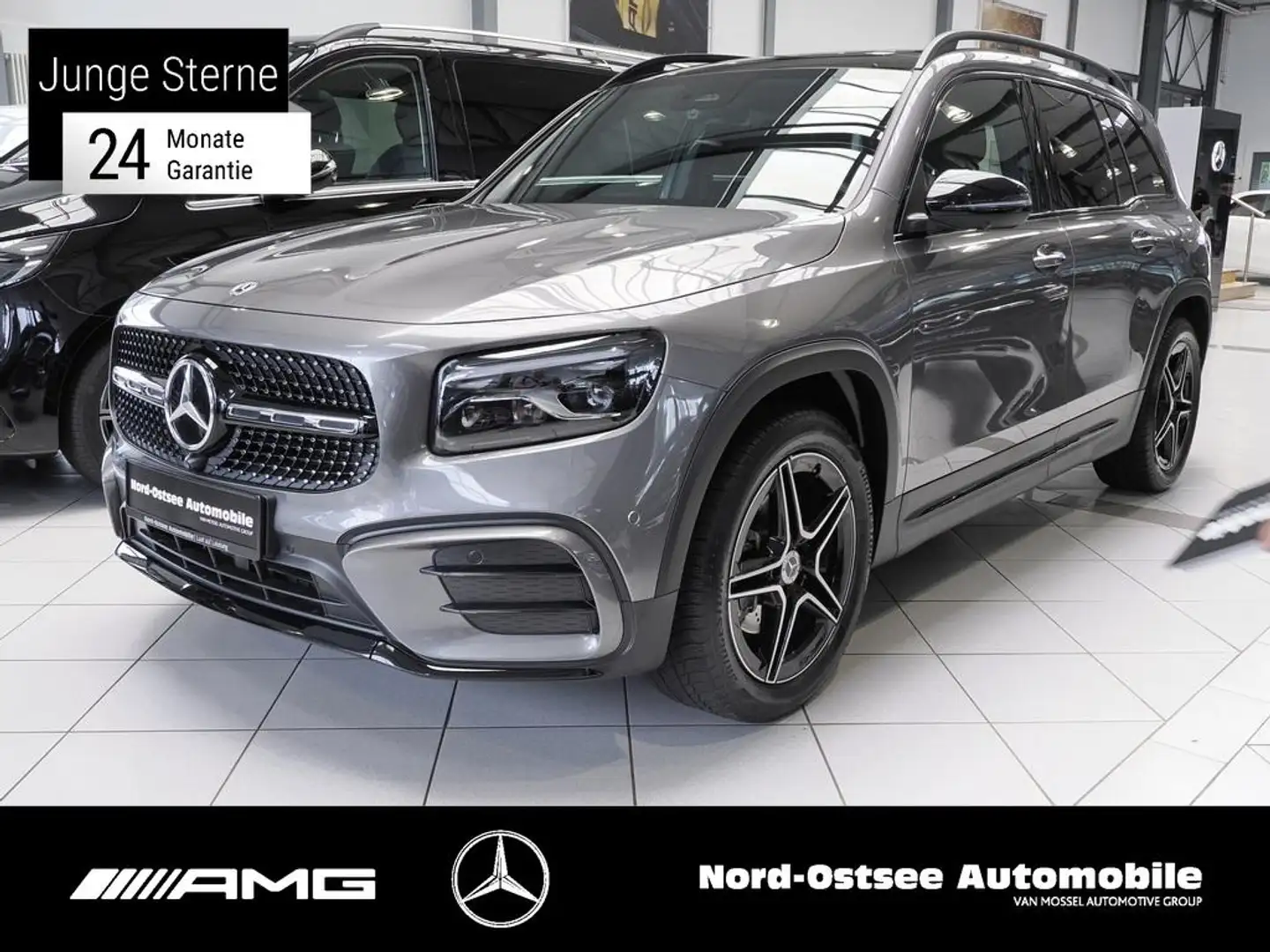 Mercedes-Benz GLB 200 AMG 360°KAM MULTIBEAM PANO AHK SITZHZG Grigio - 1