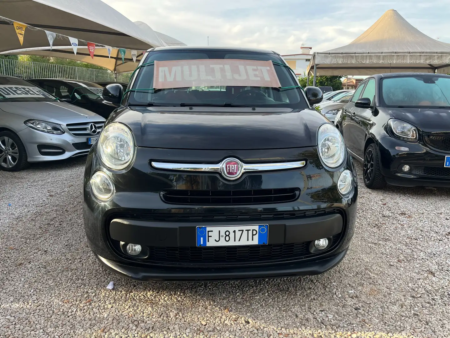 Fiat 500L 1300 M-JET 95 CV LOUNGE KM CERTIFICATI 1 PROPR. Nero - 2