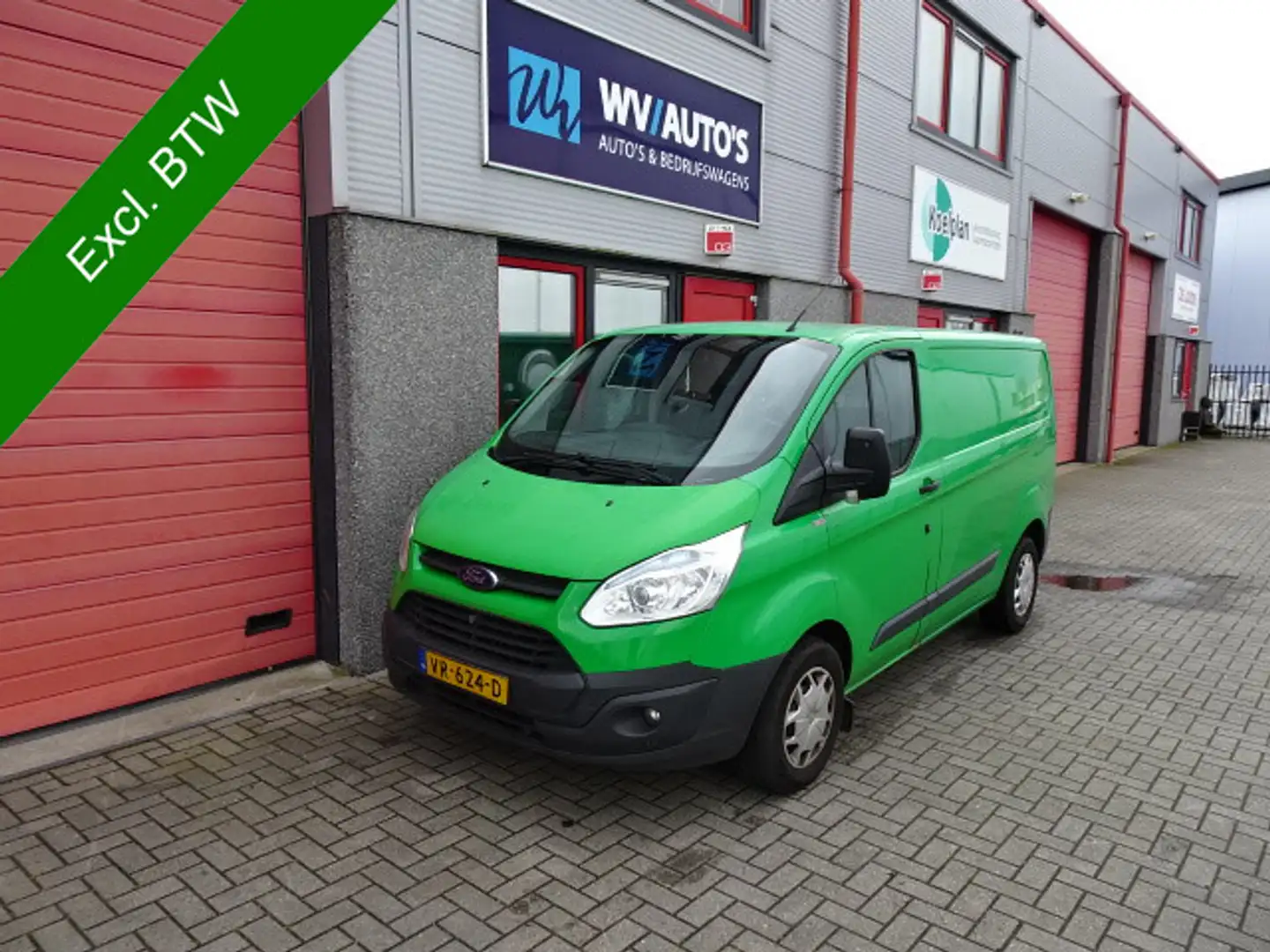 Ford Transit Custom 270 2.2 TDCI L1H1 Trend 3 zits airco Green - 1