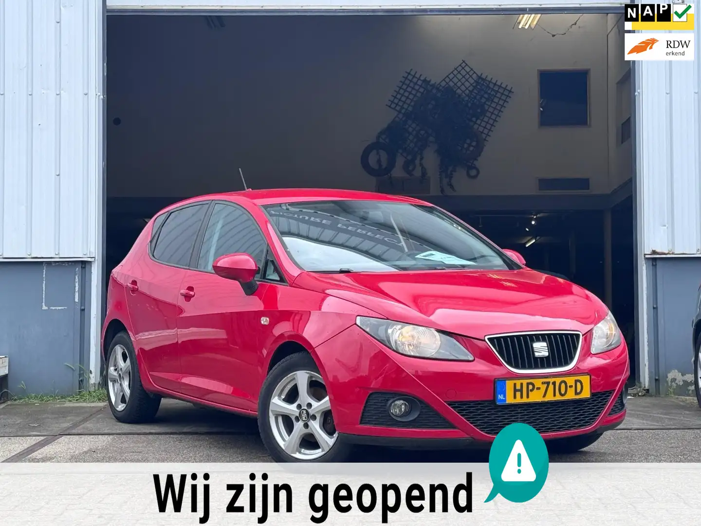 SEAT Ibiza 1.2 Reference 5 DRS//AIRCO//STOELVERWARMING Rot - 1