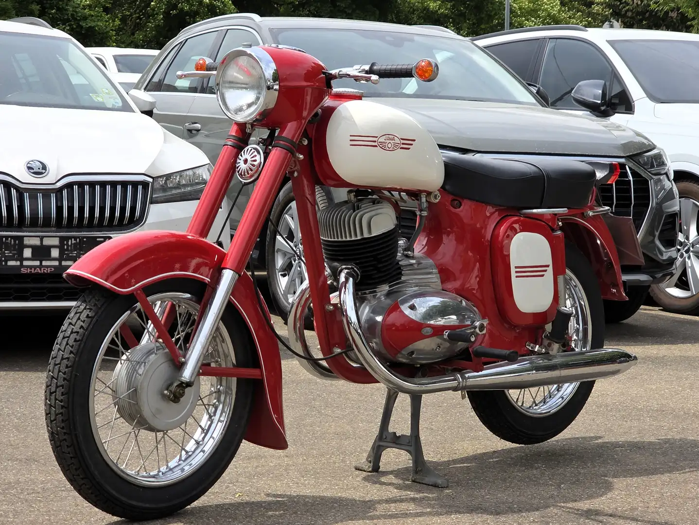 Jawa 250 250 Typ559 Panelka kompl.-überholt+Mit Papiere Rojo - 2