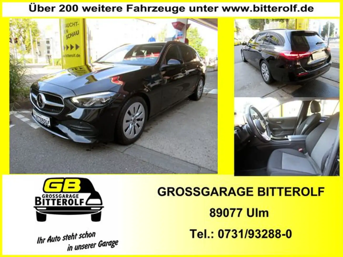 Mercedes-Benz C 200 C200dT 9G Tron Neues Mod Navi/Distr/SHZ/LED/PDC Noir - 1