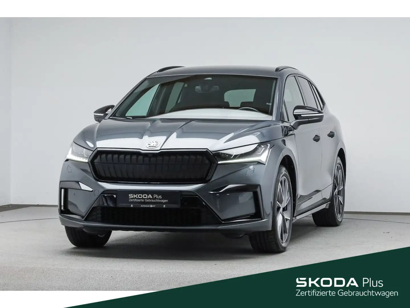 Skoda Enyaq ENYAQ iV 60 SPORTLINE*MATRIX*KAMERA*LEDER*NAVI*K Grijs - 1