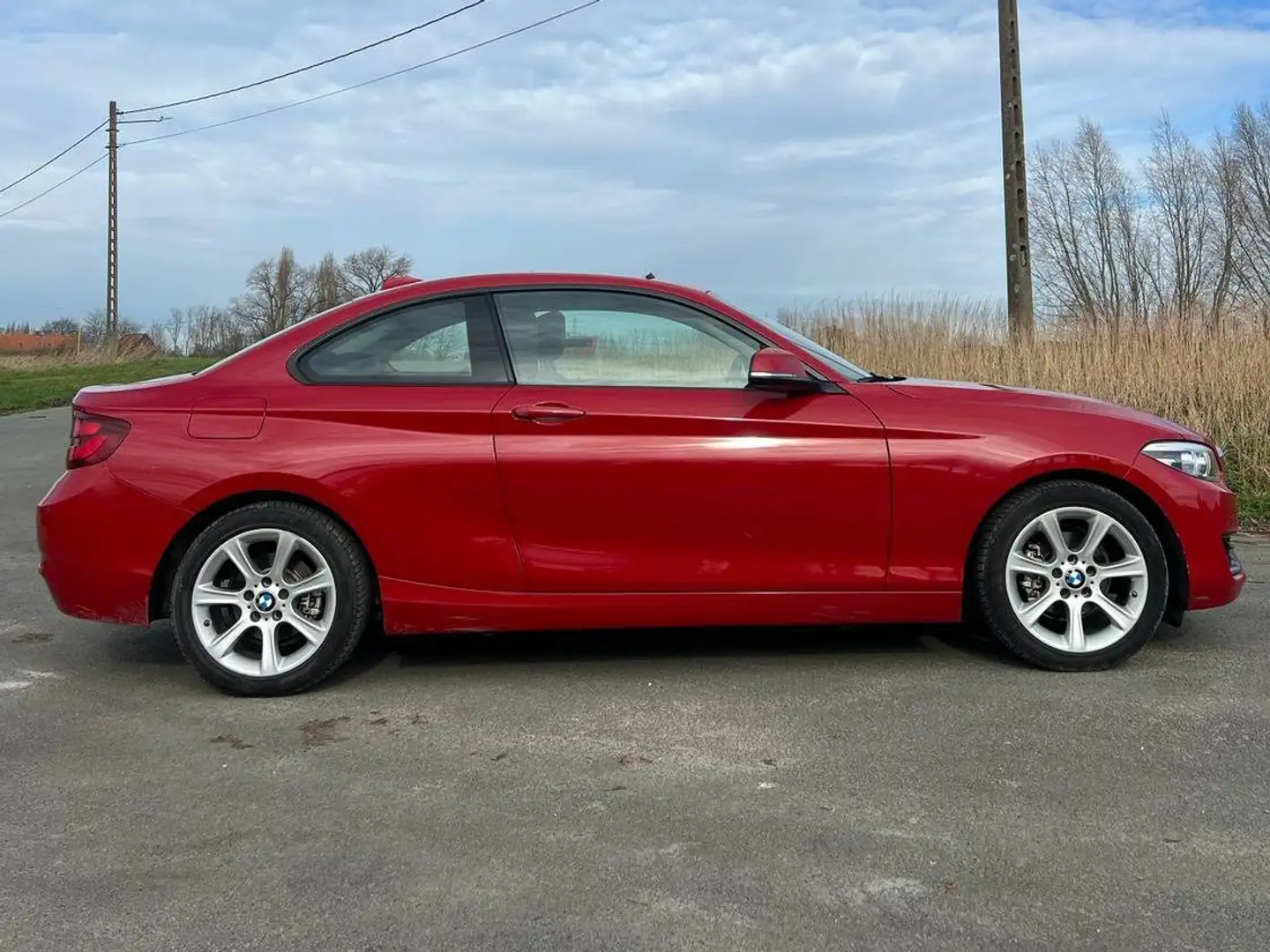 BMW 218 218d Coupe Luxury Line Rood - 2