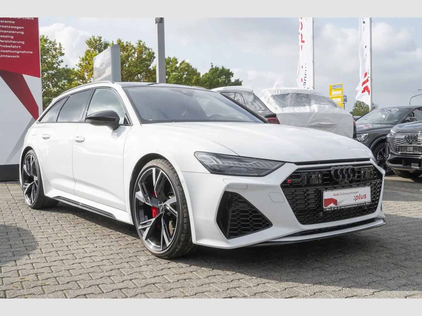 Audi RS6 performance B+O Advanced/RS-AGA/Pano/Laser/STHZ/HuD/AHK Weiß - 2