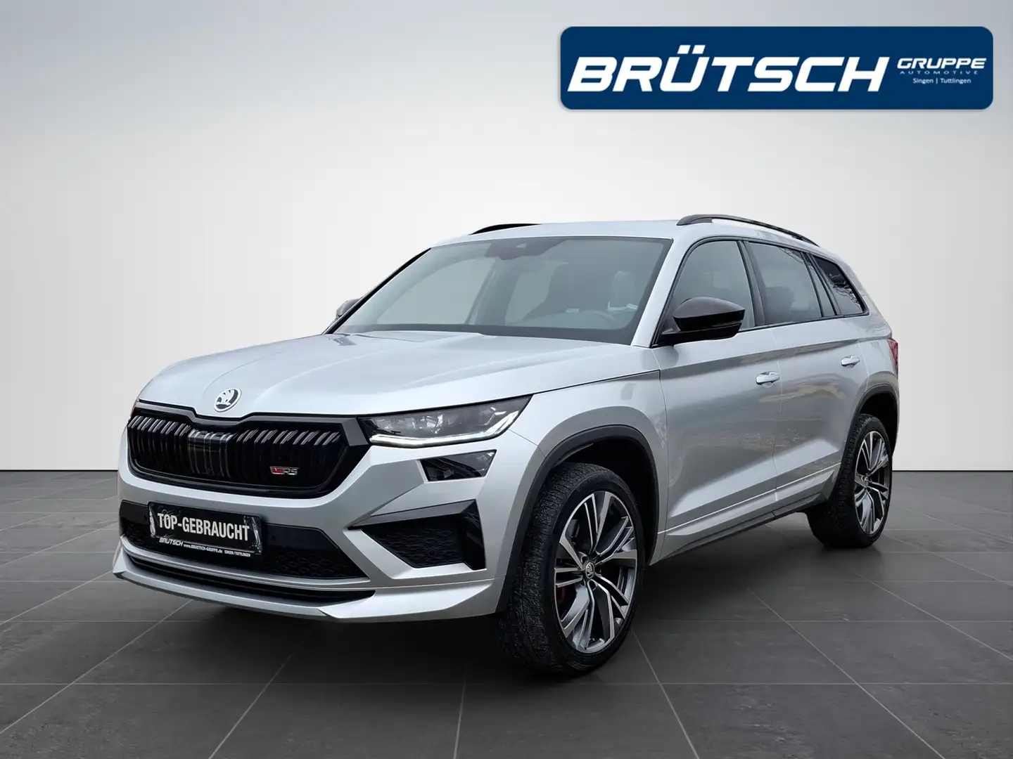 Skoda Kodiaq 2.0 TSI RS 4x4 DSG / COLUMBUS / STHZG / ACC / KAME Plateado - 1