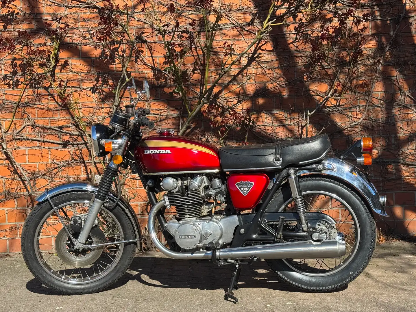 Honda CB 450 K Twin Rojo - 1