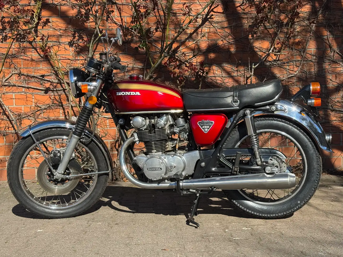 Honda CB 450 K Twin Rojo - 2