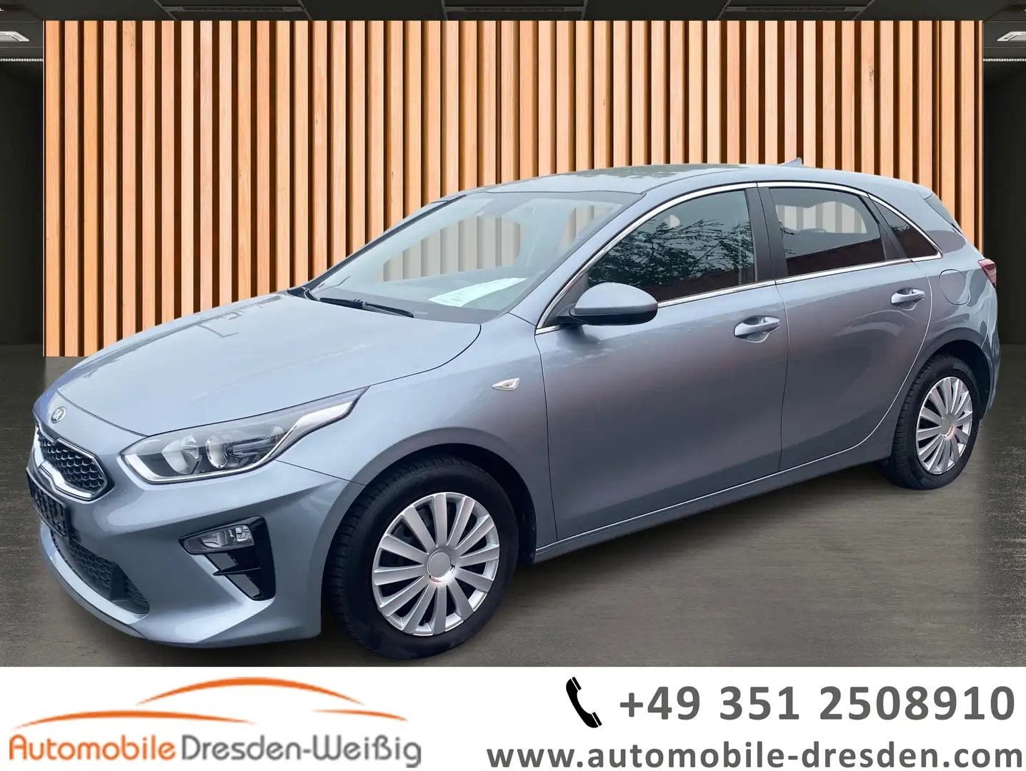 Kia Ceed / cee'd 1.5 T-GDI DCT Silber*Navi*Kamera*Tempomat* Zilver - 1