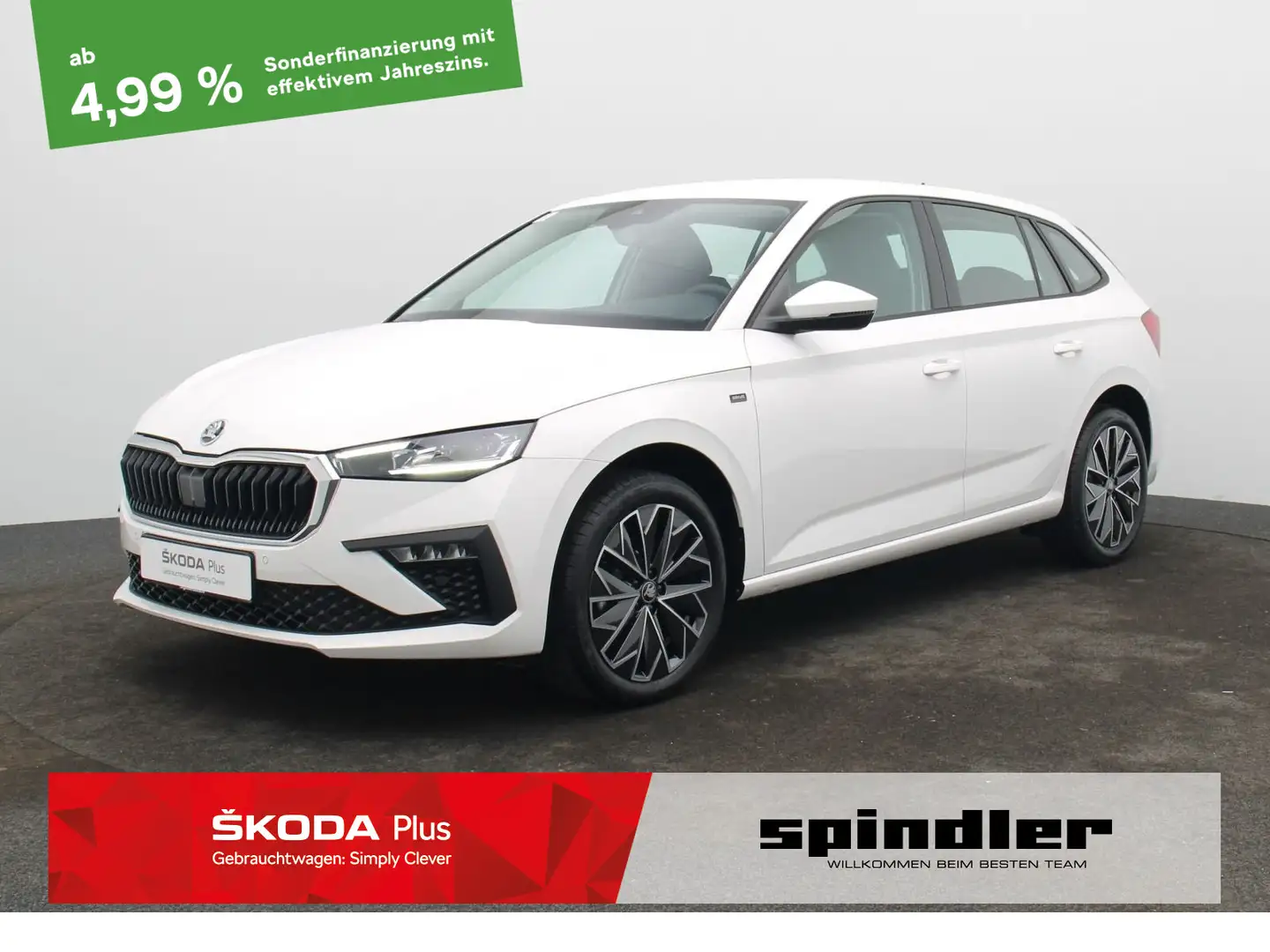 Skoda Scala Selection 1.0 TSI / Matix, RFK, SHZ, PDC Weiß - 1