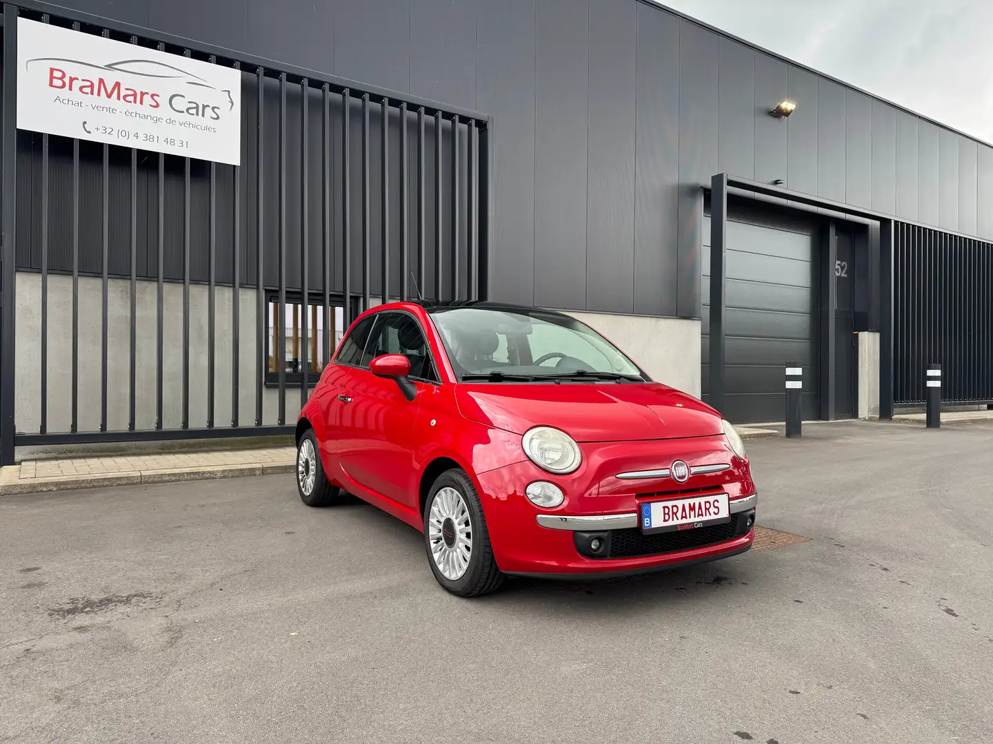 Fiat 500 1.2i ✅ 12 MOIS DE GARANTIE ✅ Rood - 2