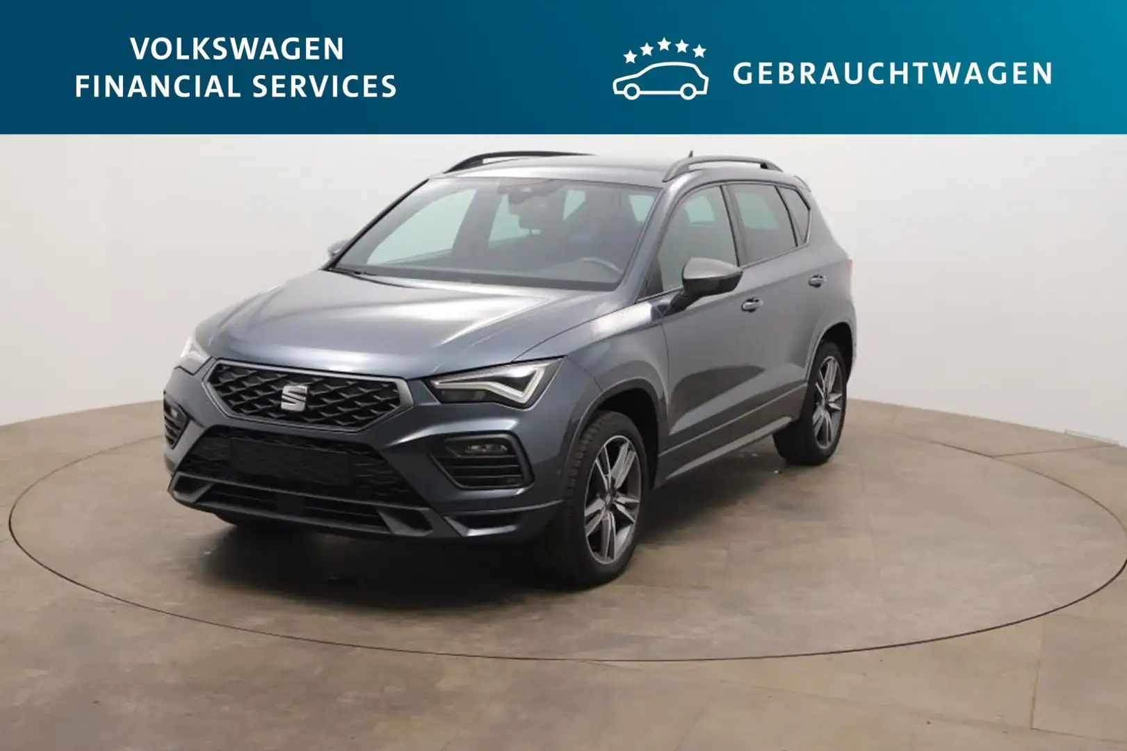 SEAT Ateca FR-Line 1.5 TSI DSG AHK*RFK*PDC*Tempo*Klim Серый - 1