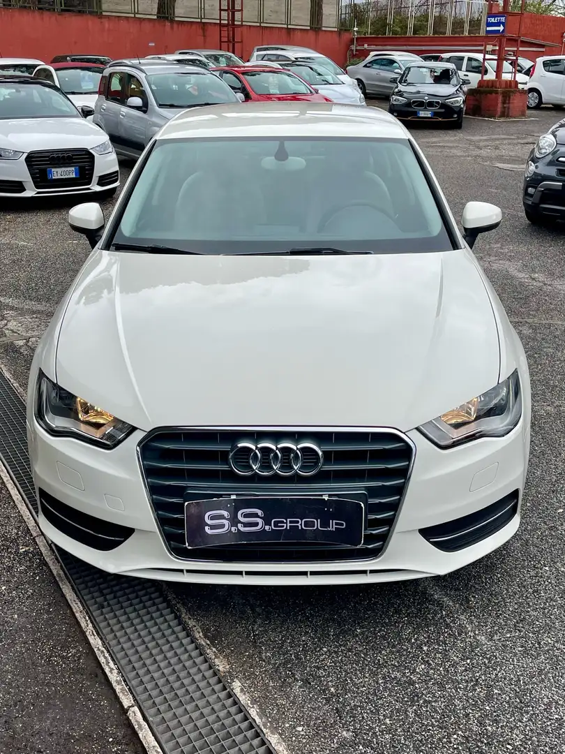 Audi A3 S.B.1.6 tdi Ambition s-tronic-unipro-rate-garanzia Bianco - 2